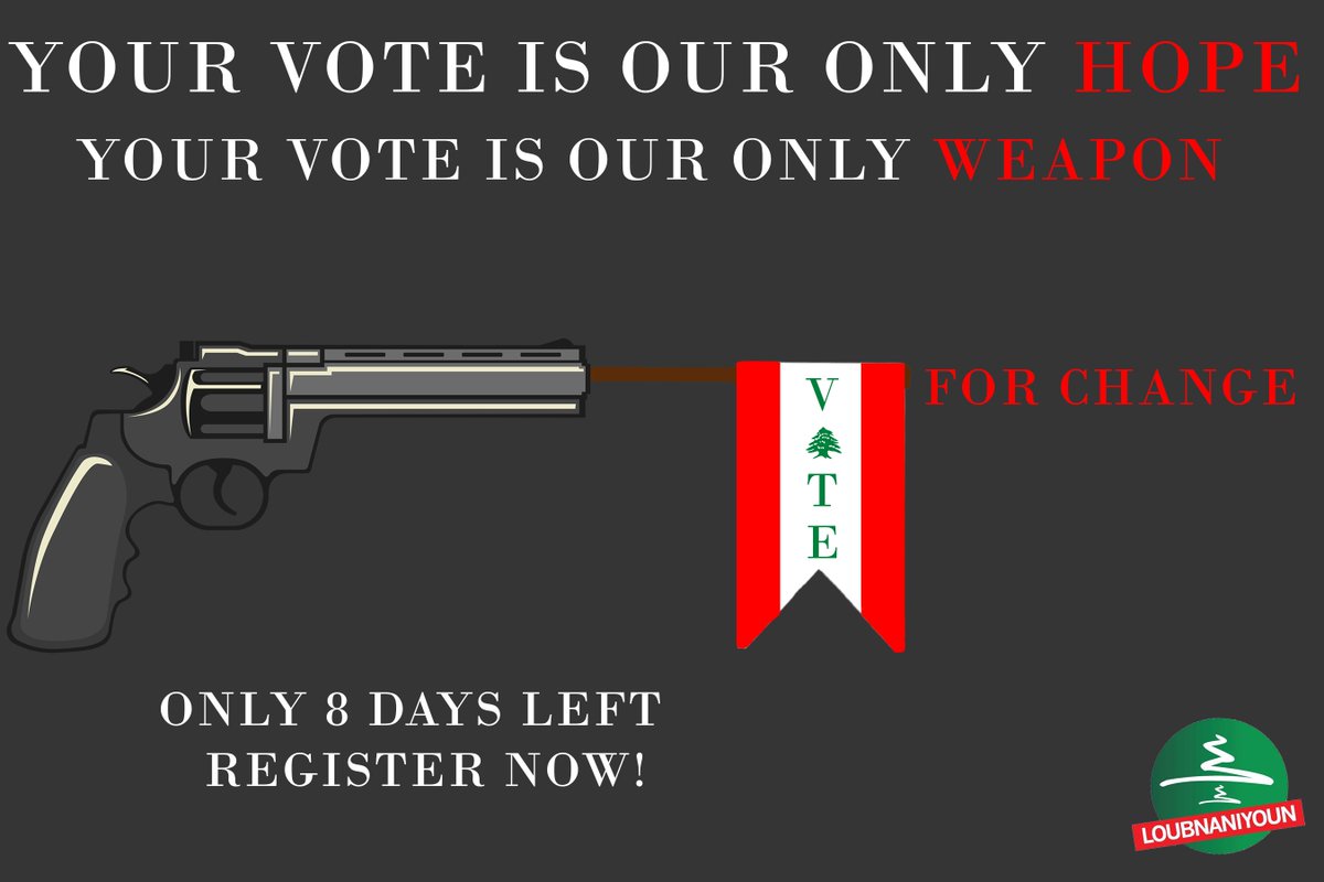 Loubnaniyoun's tweet photo. https://t.co/az9DR5UXwi
#Loubnaniyoun
#Register
#VoteForChange
#elections2022
#diaspora
#lebanon https://t.co/XotEypV9JA