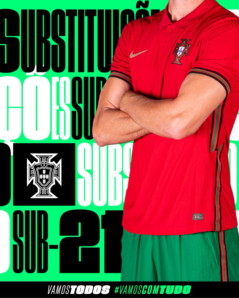 selecaoportugal's tweet photo. 87' 🔄 Há duas caras novas em campo
➡ Henrique Araújo
⬅ Gonçalo Ramos
➡ Tomas Händel
⬅ Tiago Dantas
#CHIPOR | 0-1 | #VamosComTudo #U21 https://t.co/vP0WnV4kmP