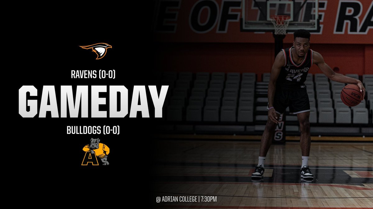 It’s GAMEDAY!!!

🆚: <a href="/AdrianMBB/">Adrian College Men’s Basketball</a>
⏰: 7:30 PM
📍: Adrian, MI

#SoarRavensSoar