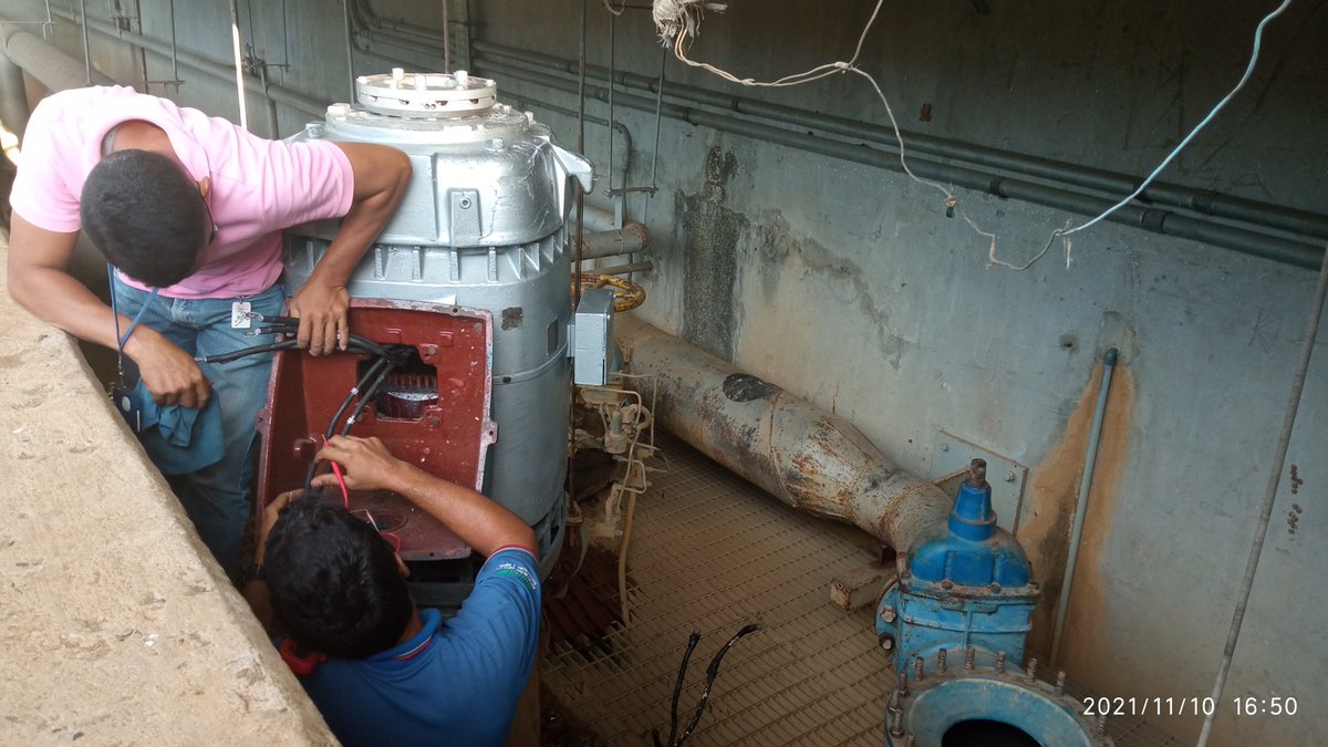 Hidropaezca's tweet photo. 🔵#11Nov Cumpliendo con el #PlanRemate #Hidropaez colocó en funcionamiento grupo de impulsión rehabilitado de 300 HP, 150 lps, en la P/P de Zaraza, Mncpio Pedro Zaraza, logrando normalizar la distribución de agua potable
@RMarcoTorres
@minaguasoficial
#EnsayoMasGrandeDelMundo https://t.co/Ksiz5JAC8A