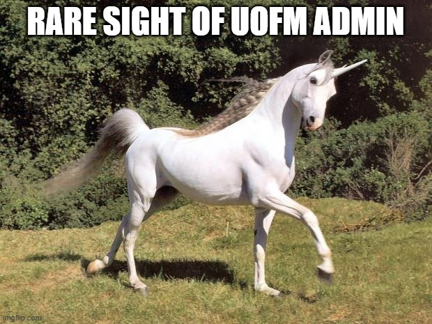 IsabelleKirouac's tweet photo. At this point, @umanitoba admin is a unicorn.
#umfa2021 #uofmstrikememes #comebacktothetable
@UMFA_FAUM https://t.co/zXyGa0rOCO