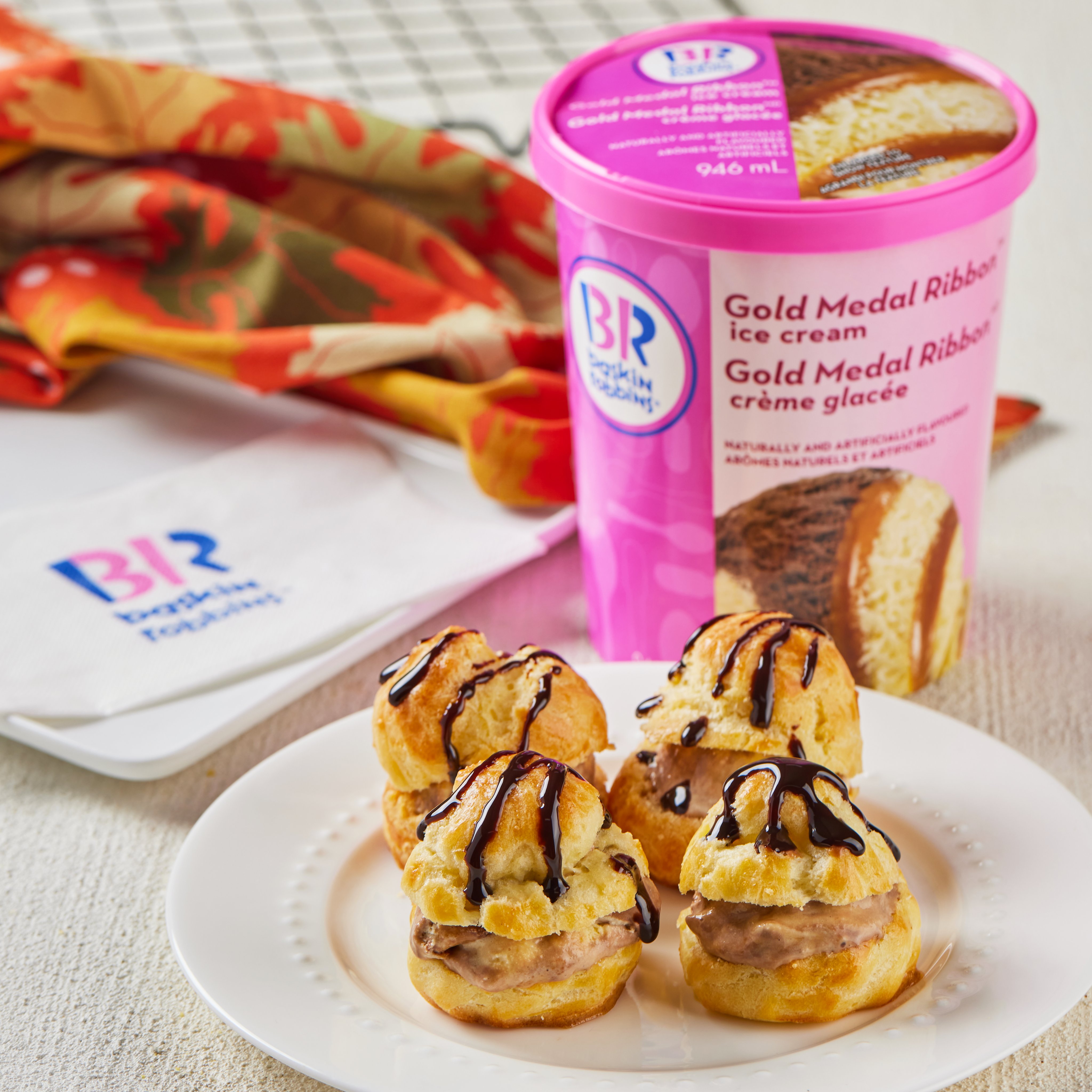 Gold Medal Ribbon Baskin Robbins