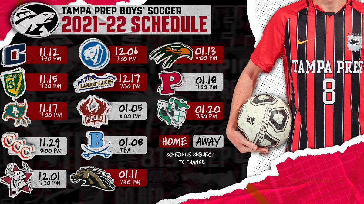 ⚽️ Boys’ Soccer opens the season tonight against Calvary Christian. Here’s a look at the 2021-22 Varsity Schedule. 

🗓 | hubs.li/H0-ZF9L0

🐢 #GoTerps