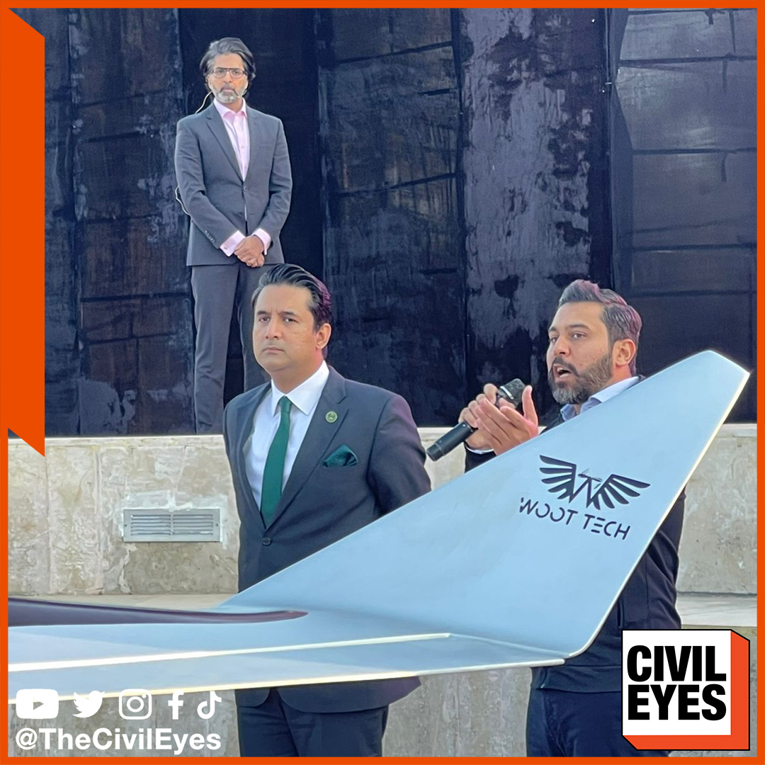 TheCivilEyes's tweet photo. Pakistan’s first locally made food delivery drone by #WootTech makes its debut in #Islamabad. DC Islamabad #HamzaShafqaat personally supported the cause in making the service functional. #theCivileyes @hamzashafqaat @dcislamabad @raheelpasha @woot_tech https://t.co/0w8IsKSHCp