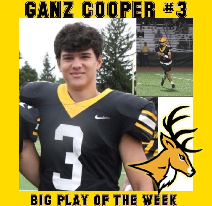 westcbfootball's tweet photo. Congrats to Ganz Cooper for winning the BIG PLAY Award for his performance against Pennridge!
Ganz Cooper #3
QB
Sophomore
#BigPlay
#Cooper2Conor https://t.co/mxbRqTfhYa
