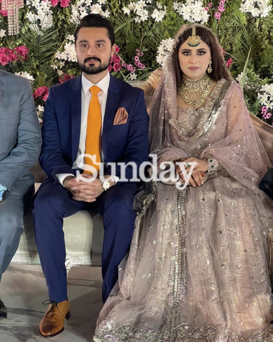 SundayDT's tweet photo. Sunday Exclusive. Bushra Bibi’s daughter weds Al Fatah owner’s son Muhammad Sheikh #ImranKhan #BushraManeka https://t.co/DRXzJbsWhA