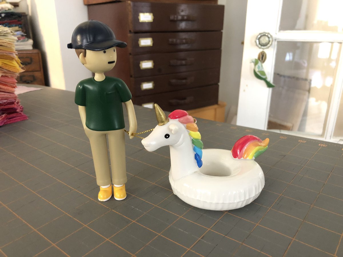 TinyJooning's tweet photo. I bought Tiny Joon a Christmas ornament and now he wants to go to the pool. https://t.co/LVatApcKmc
