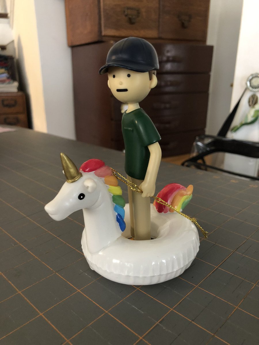 TinyJooning's tweet photo. I bought Tiny Joon a Christmas ornament and now he wants to go to the pool. https://t.co/LVatApcKmc