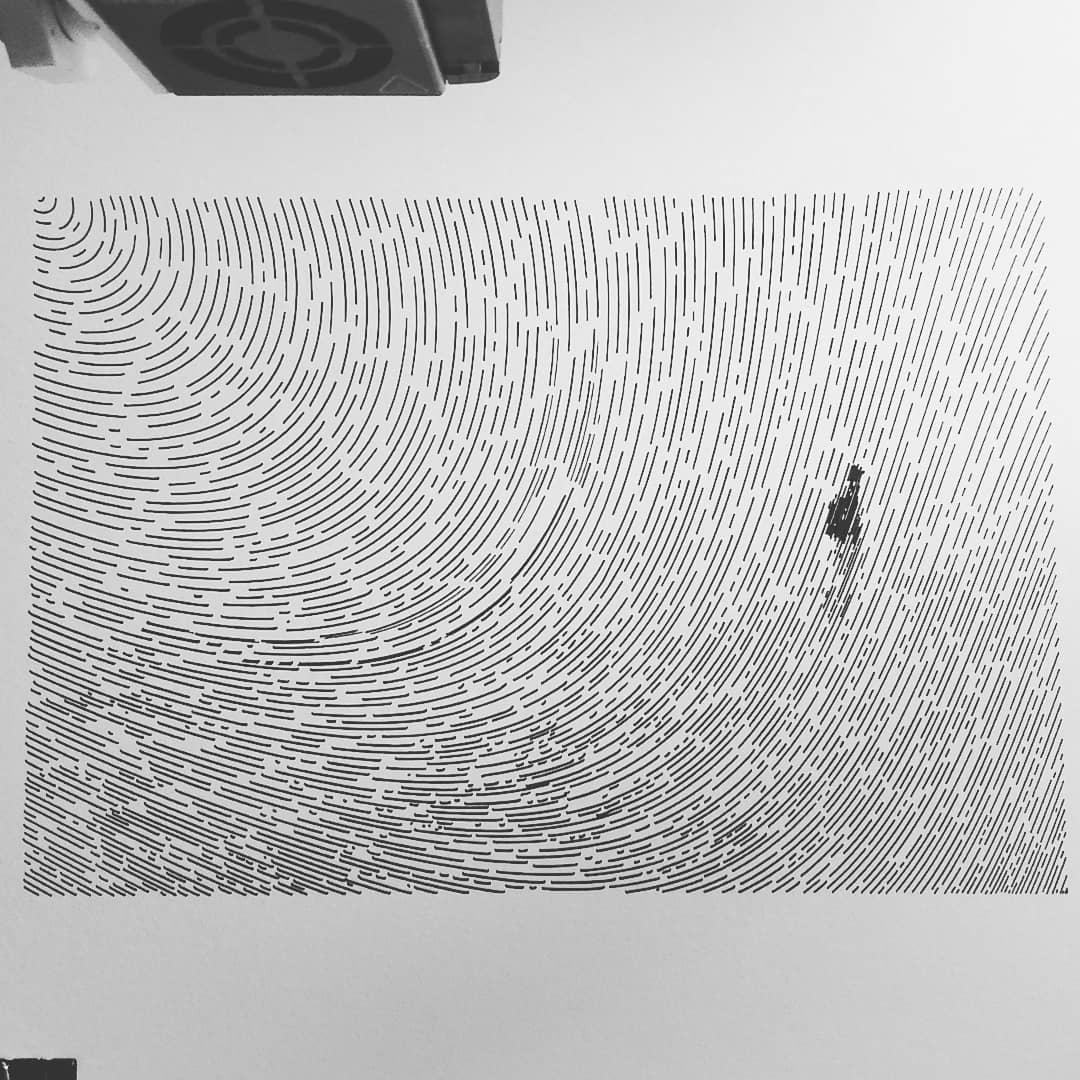 A #plotparty plot from a few days ago #plottertwitter #generativeart