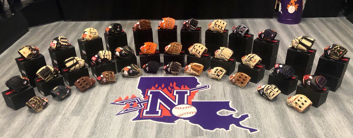 NSUDemonsBSB's tweet photo. New leather ❄️❄️❄️ Special thanks to @RawlingsSports for getting the Demons geared up for the spring 😈🤘 https://t.co/5YfhrRDCMT