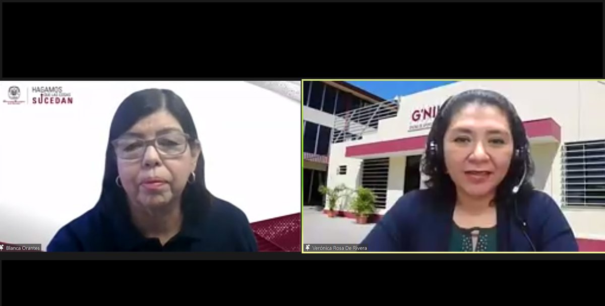 asielsalvador's tweet photo. En #ASIIW2021 Blanca Orantes, Dir. Relaciones Internacionales y Verónica de Rivera, Coordinadora Of. de apoyo a la #Innovación #Gnius, de @UTECedusv conversan sobre nuevos espacios para el fortalecimiento de la #CienciaYTecnología centro de innovación en la Academia #Innovación https://t.co/f7833wAQcX