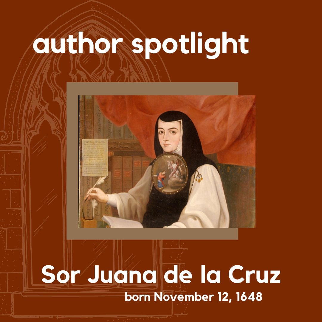 ProjectNota's tweet photo. 373 years ago from today, the Tenth Muse, Sor Juana Inés de La Cruz was born. Check out our LinkTree &amp; Facebook page for more! https://t.co/k9MSI8ApFy