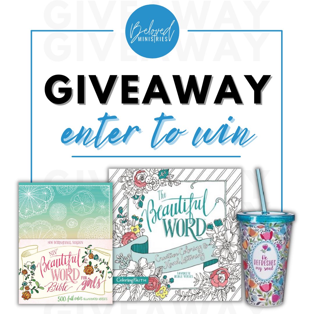 BelovedCA's tweet photo. 💙 WEEK 7 OF OUR 12 WEEKS OF GIVEAWAYS 💙

💙 Each Friday from Oct. 1 - Dec. 17, we’ll be posting a weekly giveaway. Help us increase awareness about Beloved Ministries and YOU COULD WIN a prize package! 💙

For more information on how to enter, visit: https://t.co/ANLPSE3Qqb https://t.co/T9nloh9Yhl