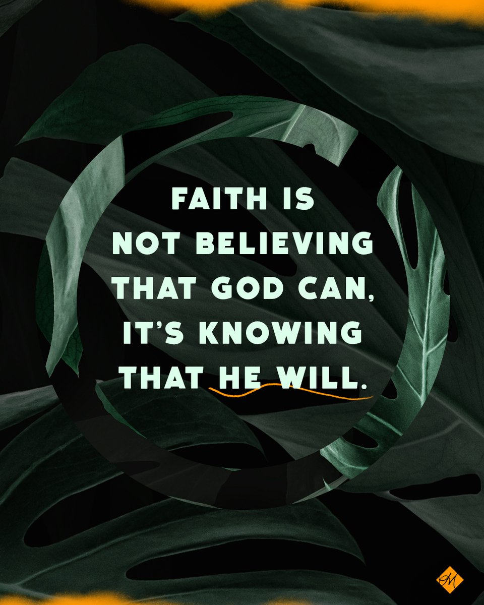 DaystarMarcus's tweet photo. If you believe that God will and your trust is fully in Him, say AMEN! https://t.co/bDQ0CsvfX5