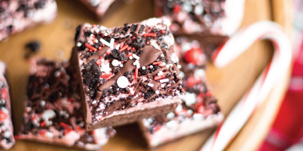 Hudsonville_IC's tweet photo. A touch of peppermint takes your brownies from basic to blissful! 

📸: @mymoderncookery

#HudsonvilleIceCream #icecream #LimitedEdition #peppermintstick #holidayseason #brownies https://t.co/rax7YPvvpb