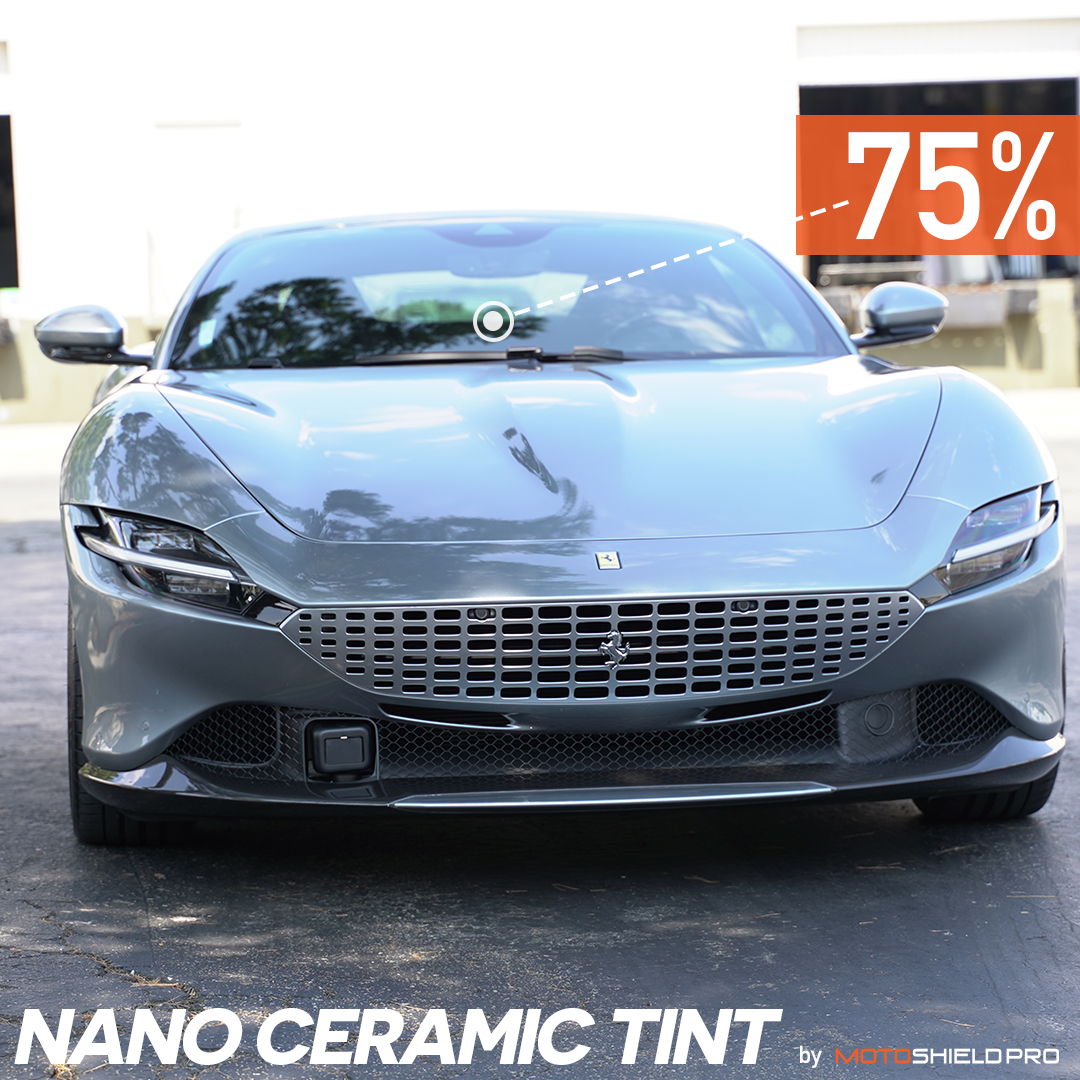 motoshieldpro's tweet photo. Nano Ceramic Tint is the best film you can get for your ride. Lets take a closer look at our 35% shade on the side doors and our 99% IR Heat Rejection crystal clear 75% Nano Ceramic film on the front windshield. Which shade would you want on your vehicle?
#MotoShieldPro https://t.co/edakzCP3rJ