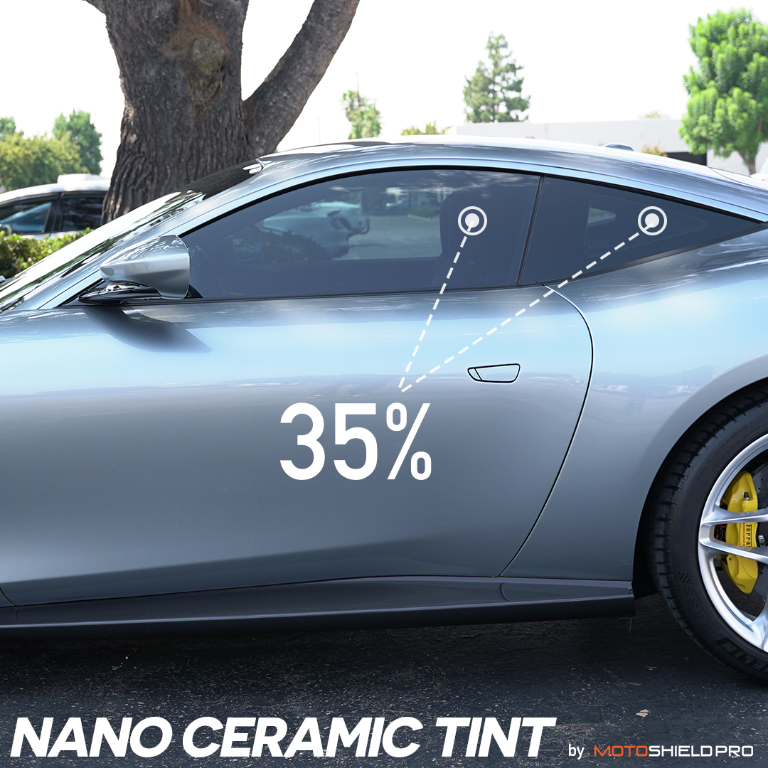 motoshieldpro's tweet photo. Nano Ceramic Tint is the best film you can get for your ride. Lets take a closer look at our 35% shade on the side doors and our 99% IR Heat Rejection crystal clear 75% Nano Ceramic film on the front windshield. Which shade would you want on your vehicle?
#MotoShieldPro https://t.co/edakzCP3rJ