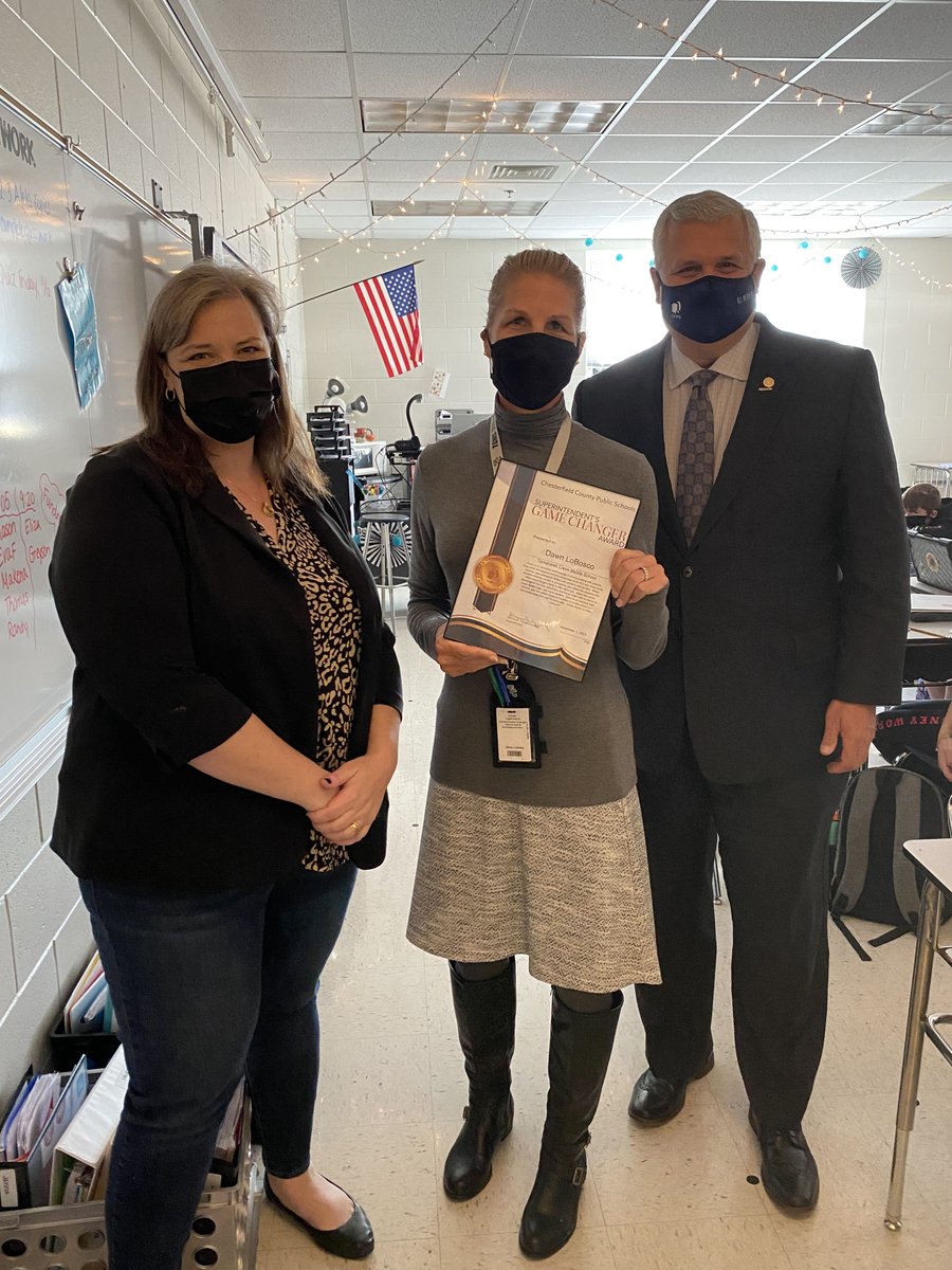 Mrs Lobosco is a true team player and an amazing teacher! Thank you for everything you do for our Timberwolf family and congratulations on your Game Changer Award! #oneccps #buildingbackthepack