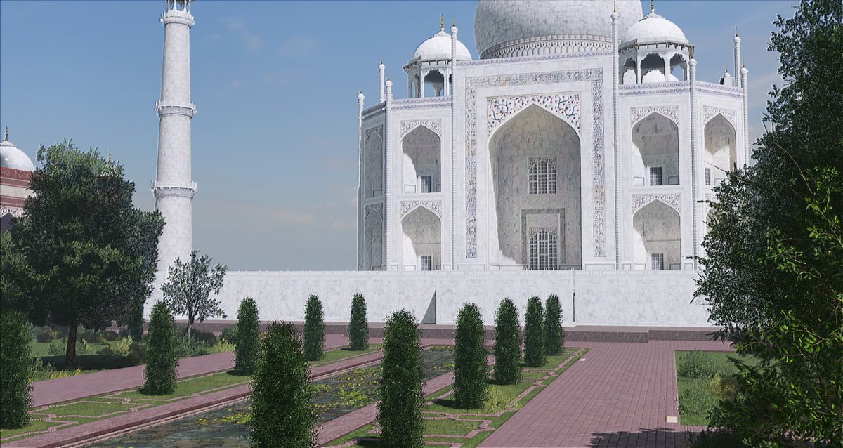 Zollmesh's tweet photo. Taj Mahal in #Roblox https://t.co/BrjiS94k2K