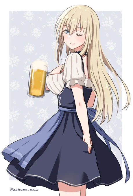 ディアンドルビスマルク
#艦これ #ビスマルク 