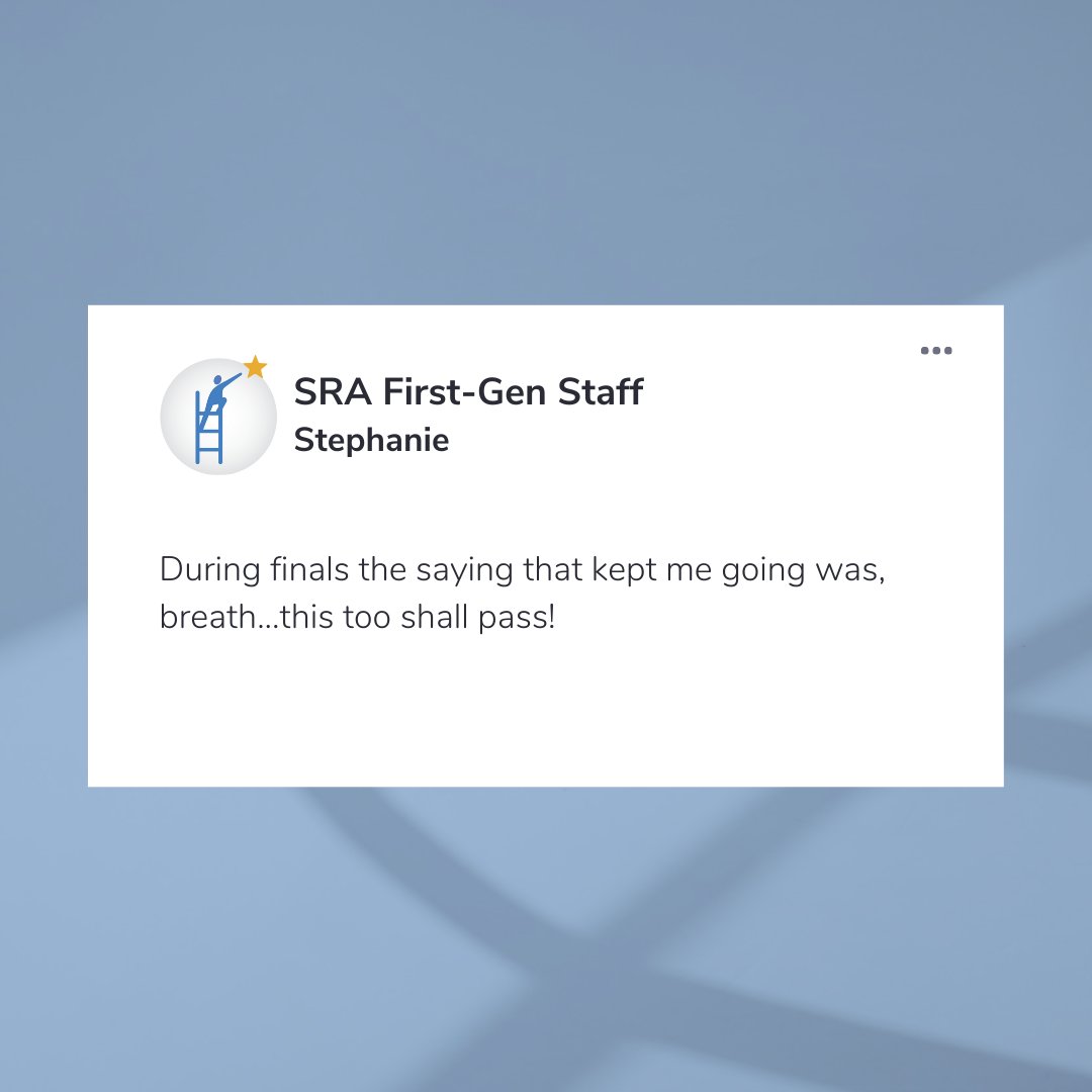 SRAprogram's tweet image. National First-Generation College Celebration Week is coming to an end, but as SRA we are full of #firstgenpride all year round! 🌟Check out the advice from incredible First-Gen staff at SRA 

#FirstGenCelebrationWeek #FirstGenPride #StudentsRisingAbove #College #FirstGeneration