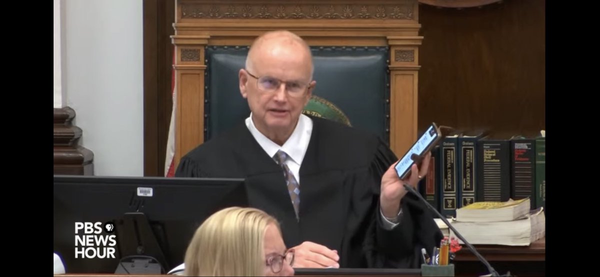 kinimama's tweet photo. Can someone teach the rittenhouse judge how to put his phone on vibrate or silence? https://t.co/nmSiGW6biH
