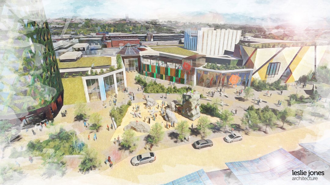 lesliejonesarch's tweet photo. A fresh vision for the MetroCentre is in motion- introducing exciting new alternative uses, transforming interior spaces and creating new biodiverse public realm.
#MetroCentre #Gateshead
@SovCentros #FutureRetail
#Leisure #AlternativeUses
#Reimaginging #Repurposing
#Placemaking https://t.co/1CPWcqeRqr