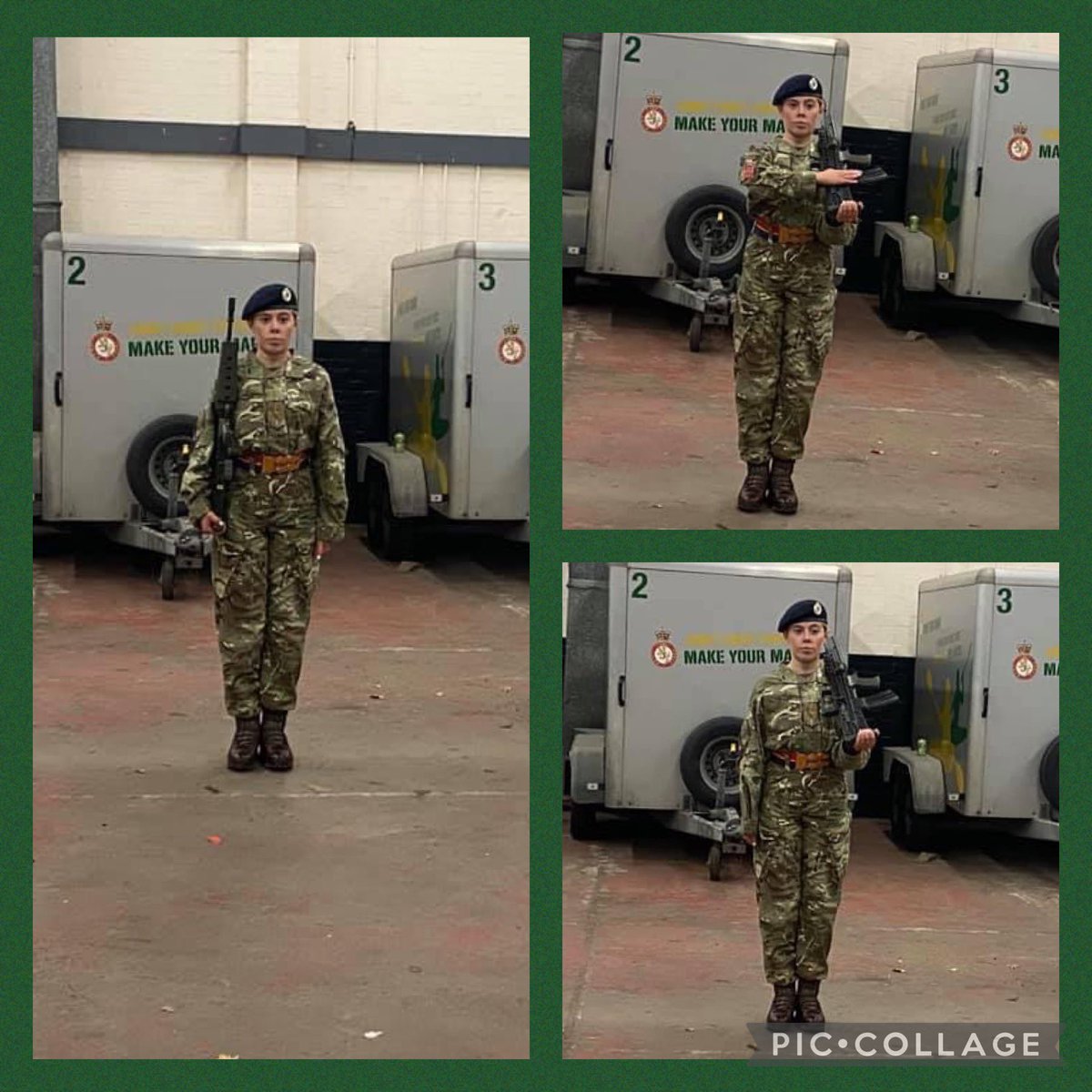 CorinaHart1979's tweet photo. Proud Mam .....My daughter during her Rifle Drill test last night....Which she successfully passed...❤️ #drill #rifledrill #daughter #proud #ACF @DurhamAcf https://t.co/w4s49tvKTp