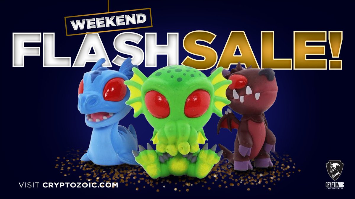 FLASH SALE! 🚨🚨 Cryptkins: Series 1 figures are 25% off this Friday through Sunday ONLY! Get a three-pack of blind boxes and complete your collection!

Don't miss out!: bit.ly/Series1Sale