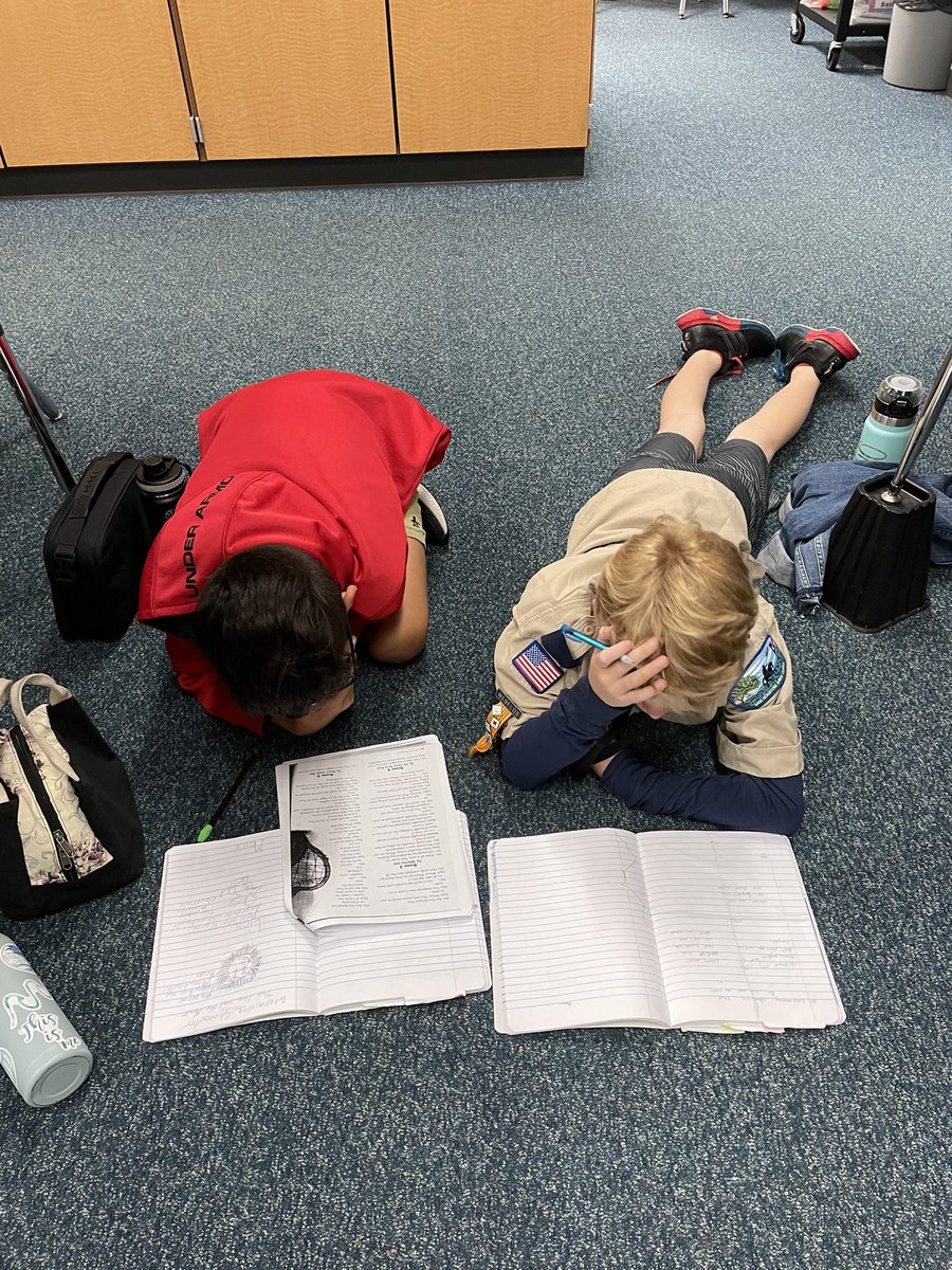 MrsLGarza7's tweet photo. I love listening to my students as they determine character traits of a character &amp; using text evidence to back it up. @5thgradesampson https://t.co/fXQADWVc3c