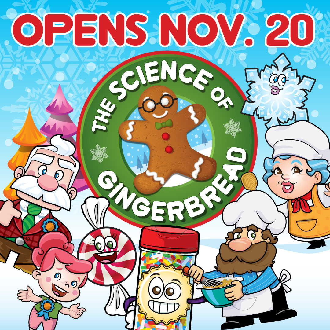 Discovery_Cube's tweet photo. We are so excited to see all of your entries 🤩 Deadline to enter your gingerbread structure into our competition is Dec. 4. Get your tickets today for when the exhibit opens on Nov. 20 at https://t.co/gHy5jkO8HP.

#ScienceofGingerbread #DiscoveryCube #Inspire #Educate #Impact https://t.co/EMejAXljVO