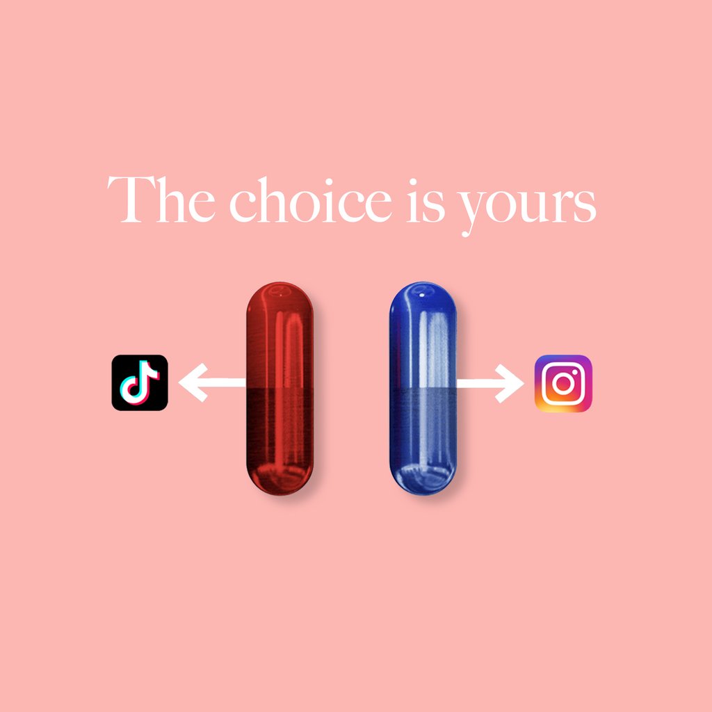 media_offbeat's tweet photo. What's it going to be? The red pill or the blue pill? https://t.co/9gOnXXdzMt