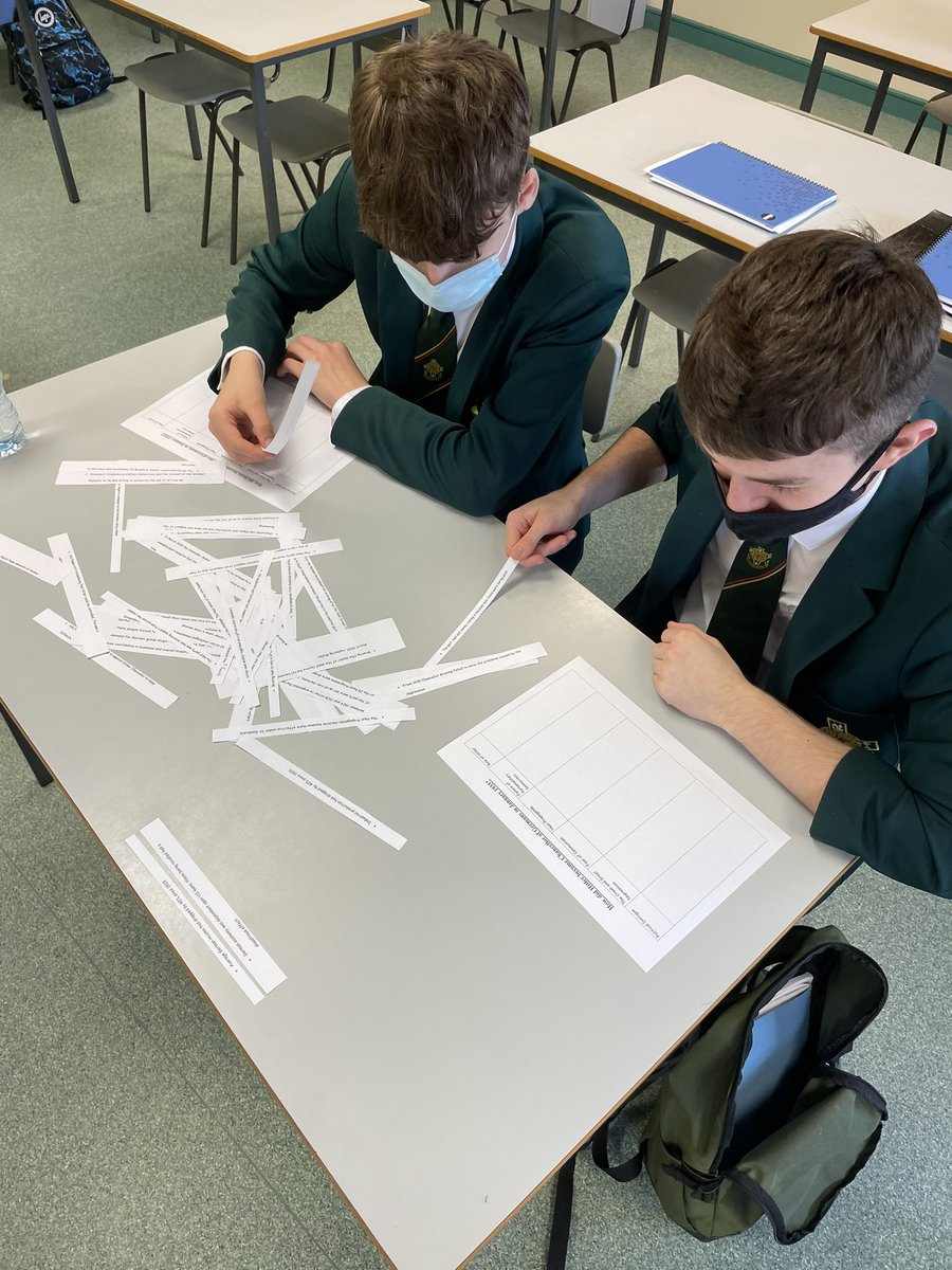 SMHSHistory's tweet photo. Consolidating knowledge by sequencing @MikeHughesETS #history https://t.co/VLoaeDQZi3