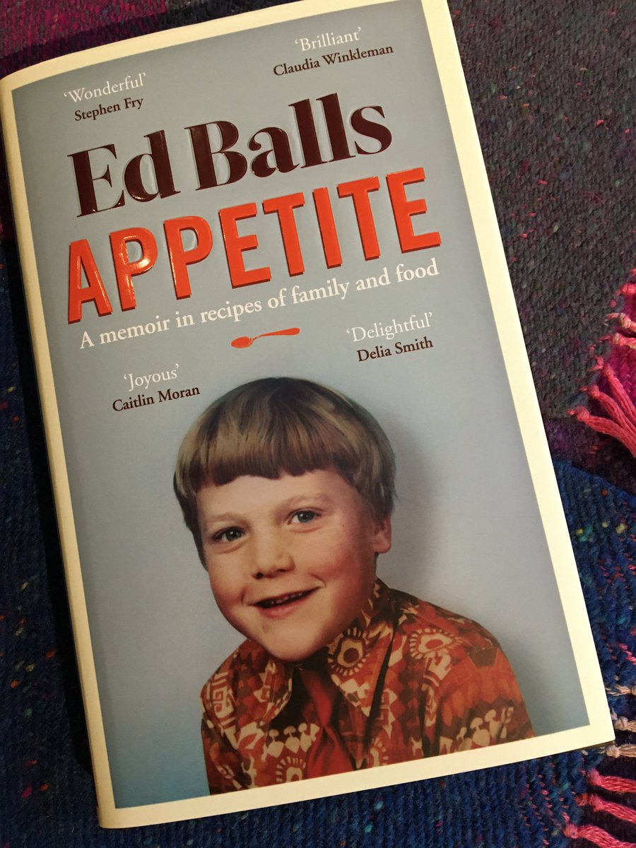 Conversation with <a href="/edballs/">Ed Balls</a> <a href="/citylit/">City Lit</a>. More than s'thing to whet our #Appetite for new book.  Instead uplifting, personal, sometimes funny account re role of food in life, alongside challenges of change. Shone light on  value of#LifelongLearning in meeting with challenge  A delight