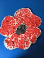 BogushMiss's tweet photo. Conker Class have been busy learning all about Remembrance this week. We created a giant poppy and practiced cutting a small poppy out. @Centralprimary https://t.co/0F2AzcwlzG