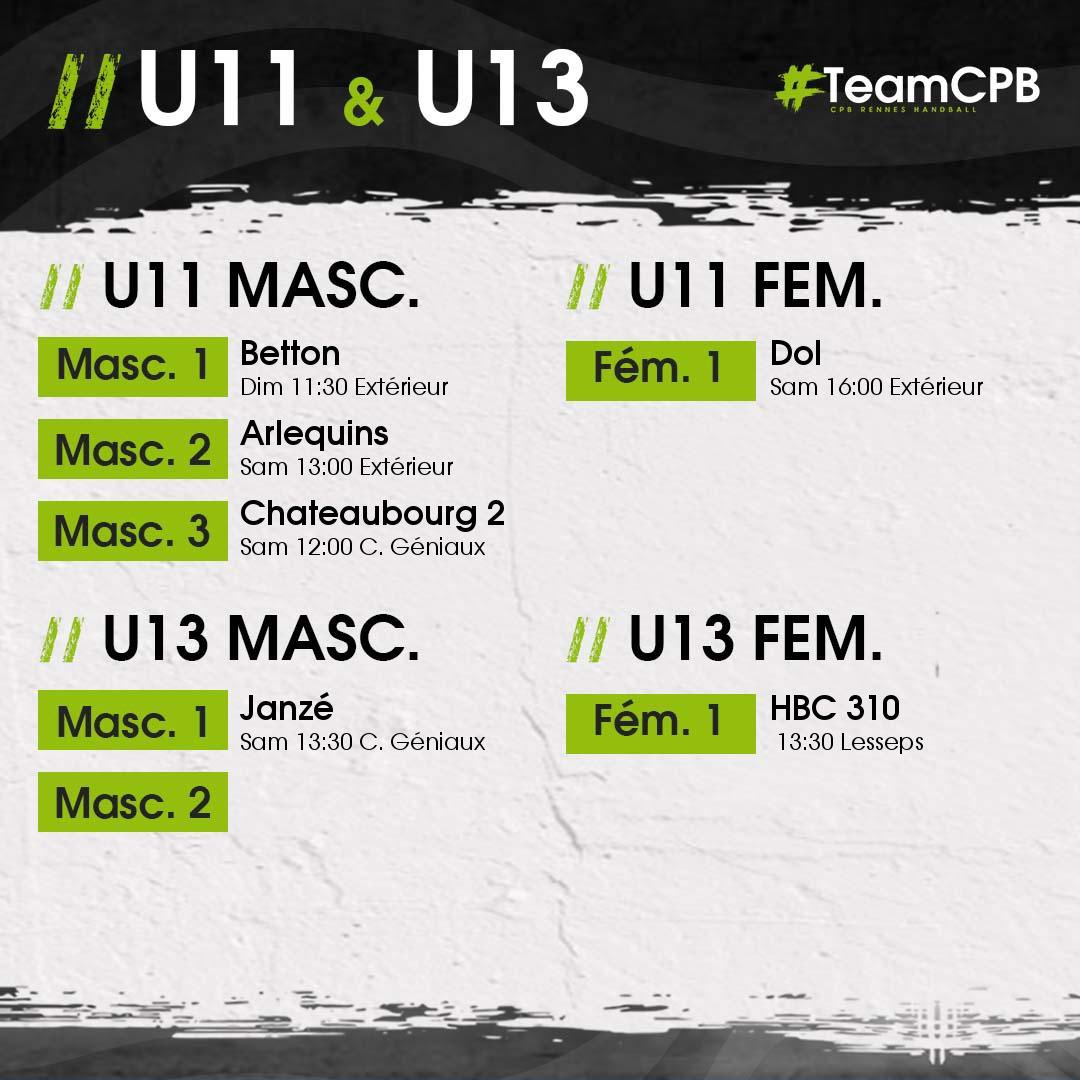 cpbhand's tweet photo. ➡️🗓 #ProgrammeDuWeekEnd
Découvrez ci-dessous le programme de la #TeamCPB pour ce week-end 🤾🏼⤵️
#Rennes #Handball https://t.co/lqDaaCBXMD