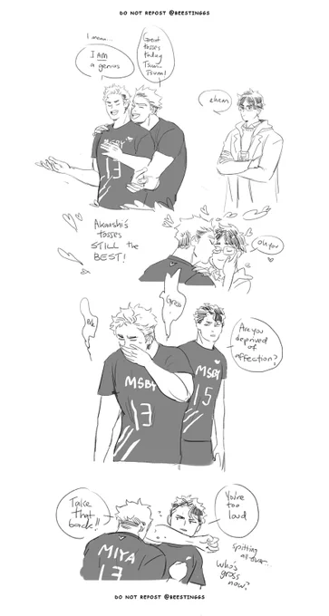 IG bkak prompt ive been itching to draw
jealous akaashi 