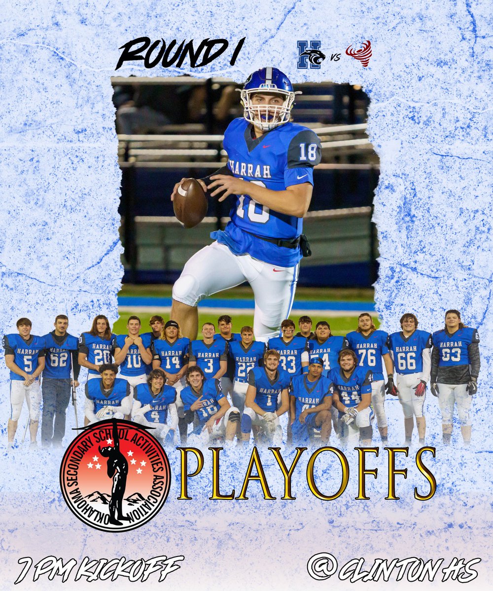 Super excited to be playing in the first round of the 4A state playoffs tonight as we travel to Clinton to take on the Red Tornadoes. If you are unable to attend the game, please tune in and watch the game via the link provided. 
#FAM1LY #ALLin 😼✌🏼
citylinktv.com/channel/clinto…