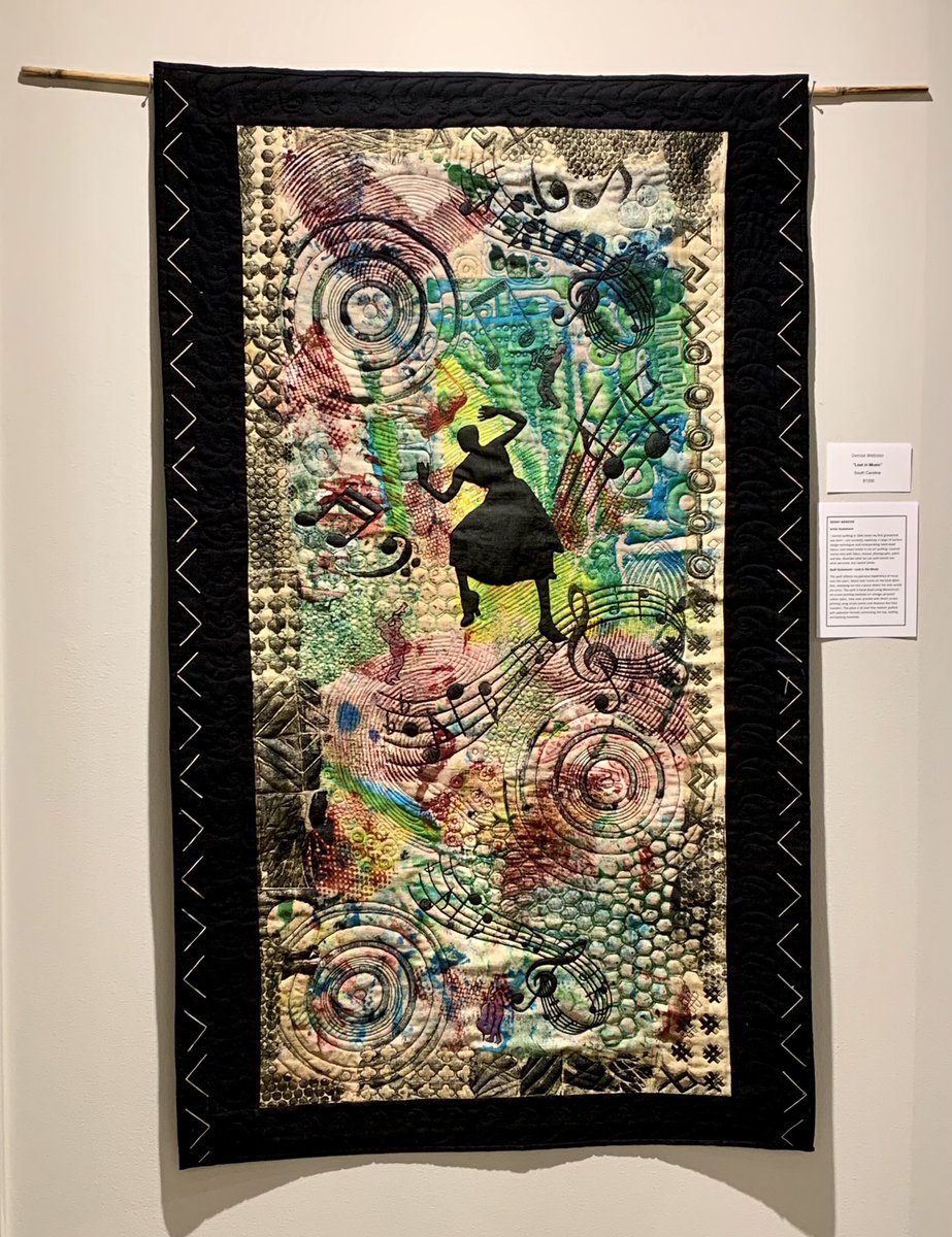 AndreaVernot's tweet image. Stunning exhibit by national African American Quilt Guild at inaugural convention in Cambridge, MD Dorchester Center for the Arts through 12/11 #quilting #History #WomensArt #easternshore