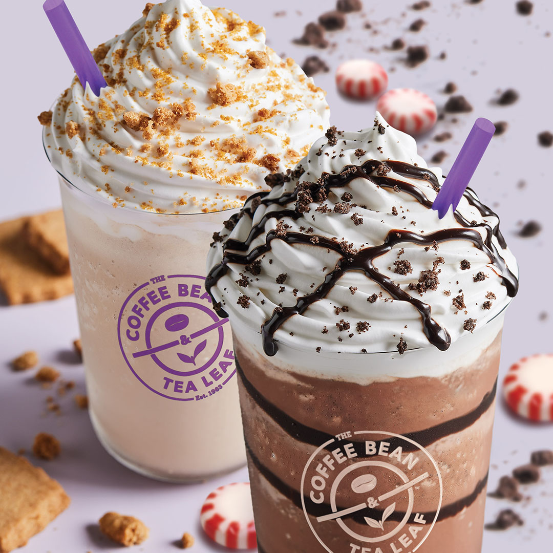 The Coffee Bean on Twitter: "Keep feeling frosty. ❄️ Holiday Blended drinks are here! Choose from Cookie Butter 🍪 or NEW Peppermint Mocha Crumble. 🍬🍫 https://t.co/8oI6zd3fpE" / Twitter