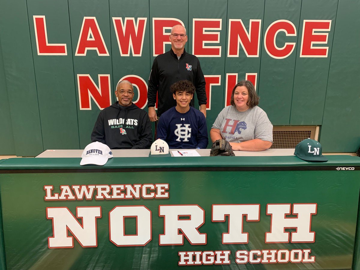 weRtheWildcats's tweet photo. Congratulations to our seniors on their college commitments today!  A special group! @BallStateBB @HanoverBase @AURavensBSB https://t.co/cGw1cTchvX