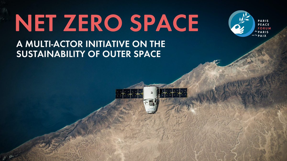 isis_space's tweet photo. We've joined the #NetZeroSpace Initiative, launched this Friday at the #ParisPeaceForum to ensure sustainable use of outer space by 2030. Read more about our commitment here: https://t.co/Iybxbz0Ti7
@ParisPeaceForum @NLSpaceOffice 
#ISISPACE #spacedebris #pioneerforchange https://t.co/SWyJRQolJL