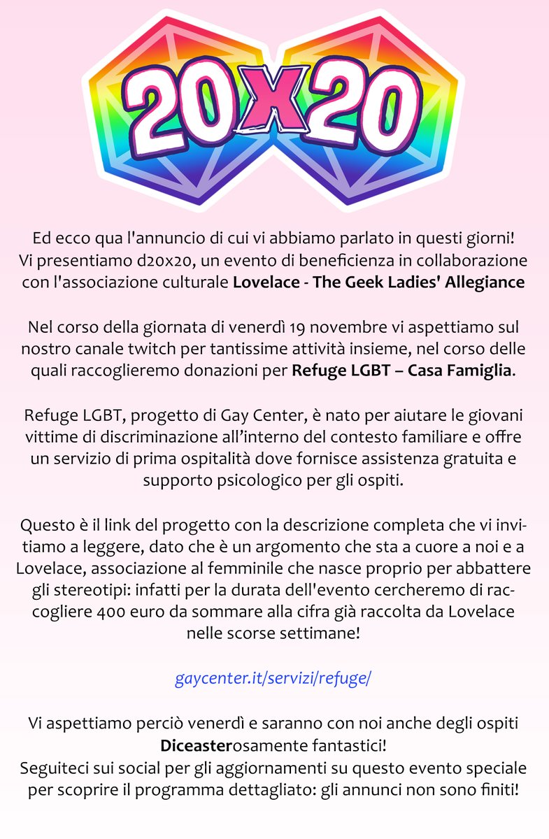 ArcaneKronicles's tweet photo. 🏳️‍🌈 Arcanist, ecco qua l'annuncione di cui abbiamo parlato negli scorsi giorni! 🏳️‍🌈 Siete i primə a saperlo, cliccate sull'immagine e restate in attesa di altri aggiornamenti sul programma: ne vedrete delle belle e per una buona causa!
https://t.co/Coz55GOa9W
#charity #LGBTQIA https://t.co/uJUAio4Ti9