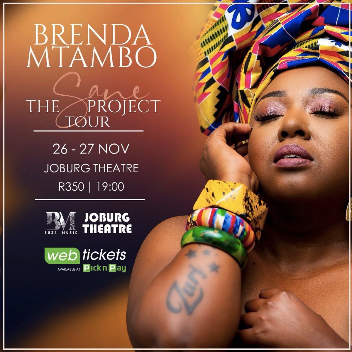 BrendaMtambo's tweet photo. I am truly excited to be working on this new music βSANEβ I call it SANE literally because that what this music has given me , Sanity π€
I invite you all join me to the live experience, the expression of liberty through song.
https://t.co/Mo8ap23xPw
#TheSaneProject https://t.co/Z7UGvXg1ZR