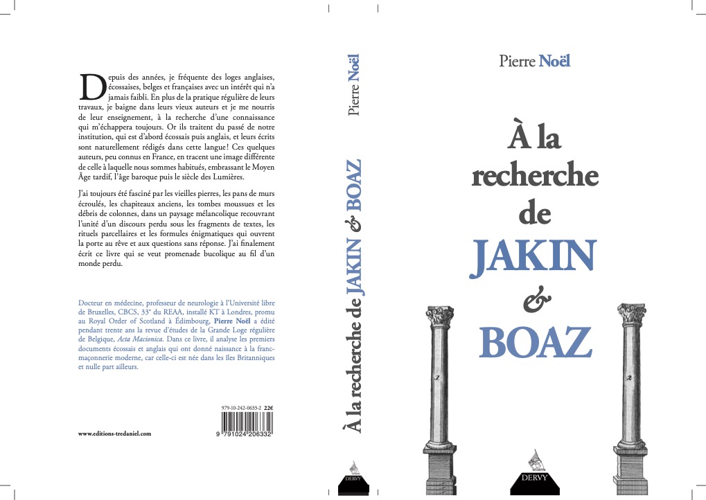 GLRBofficiel's tweet photo. "A la recherche de Jakin et Boaz", le nouvel ouvrage de Pierre Noël - https://t.co/FlZRitia1M
