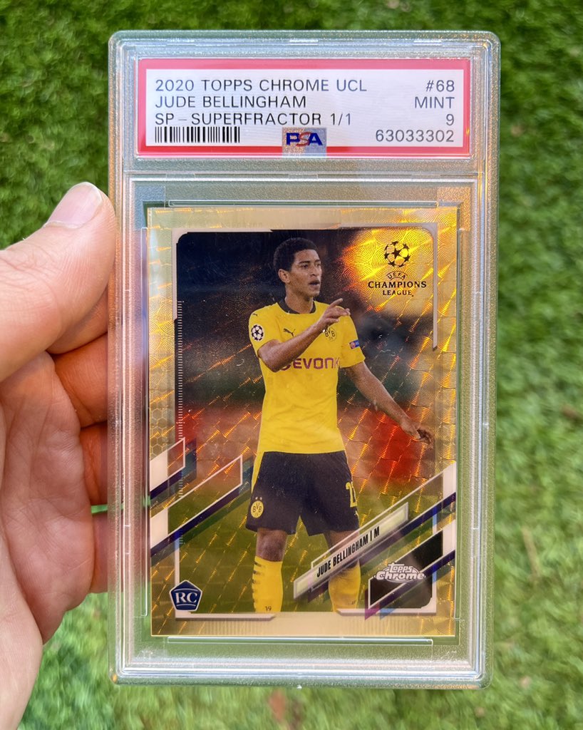 GoldinCo's tweet image. Perhaps the single best @BellinghamJude card in existence.

Current Bid: $11,000