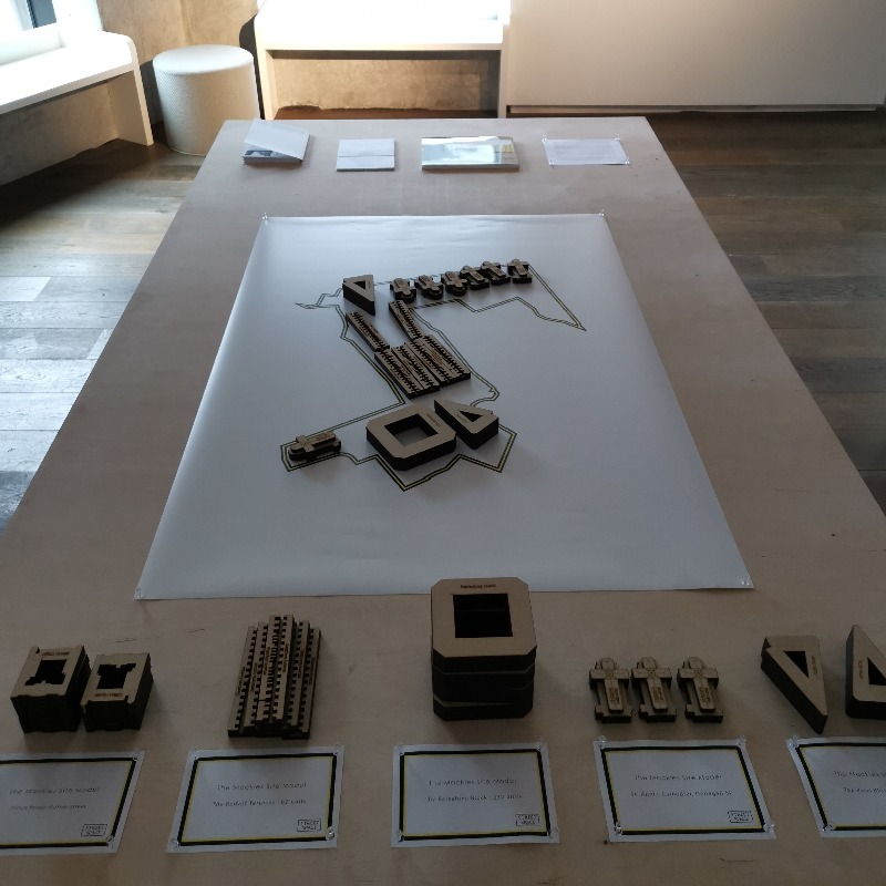 TheMACBelfast's tweet photo. If you're in the MAC this weekend, pop into our Common Room where you'll see @agusmartire's, (senior lecturer in Architecture @QUBelfast) interactive scale map & models project, a collab with @PPR_Org.
#MACCreativeLearning #StreetSpaceResearch https://t.co/1lv5UNgMfS