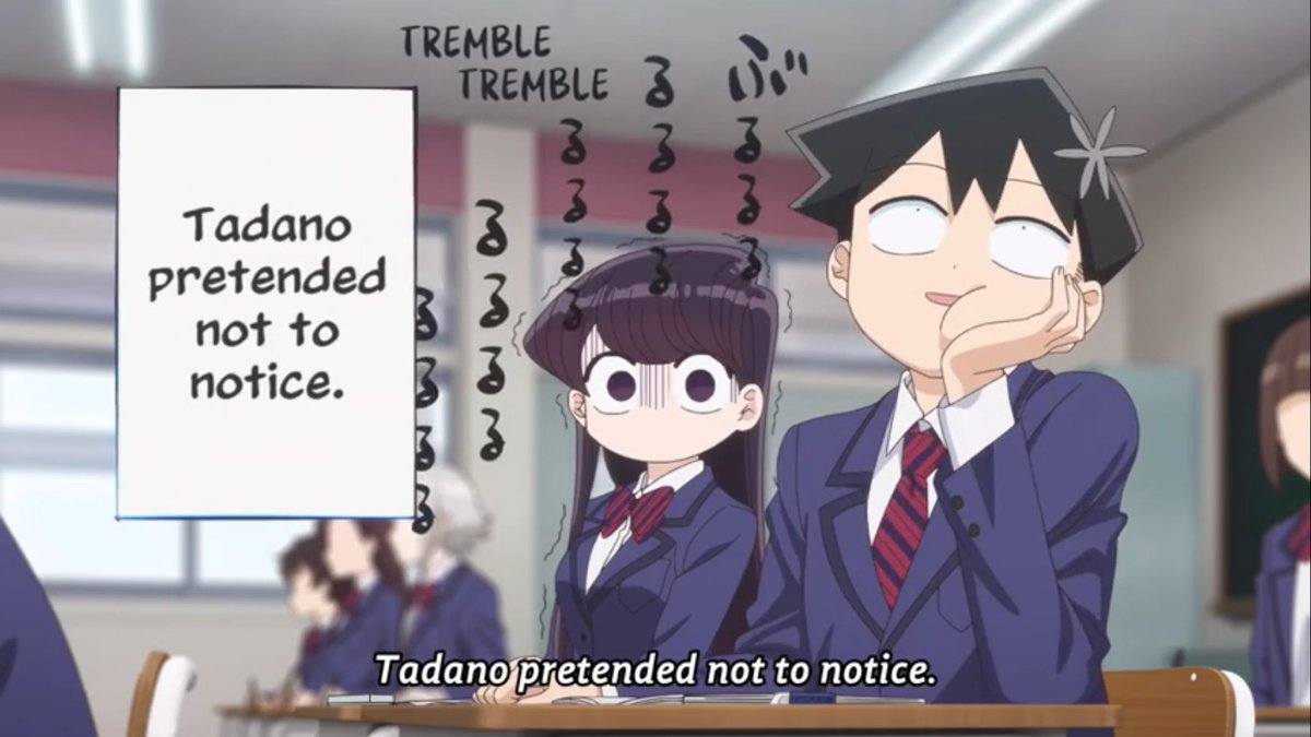RafaTheBeat's tweet photo. Finally gotten around to watch Komi Can't Communicate. Needless to say, i'm in love with this anime already and can't wait to start watching more of it over the next few days. Also, Komi's face is so cute she melted my heart. https://t.co/iROAPG6sYd