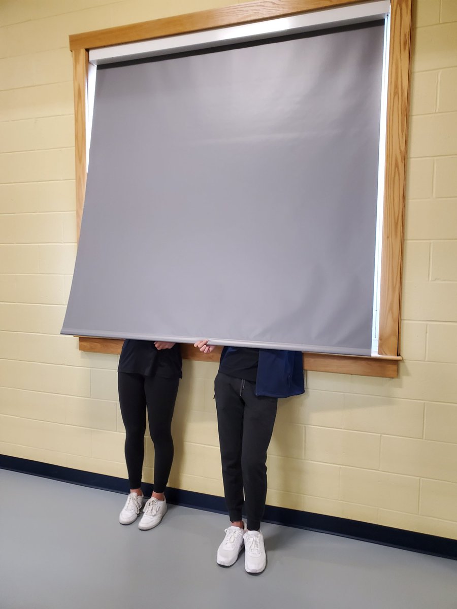 "Pssst... do you think Mrs. Allen will notice us here?" Almost nailed it, guys. Almost.  #AdventuresInPhysEd #RainyDayShennanigans #YesISeeYou #Senioritis