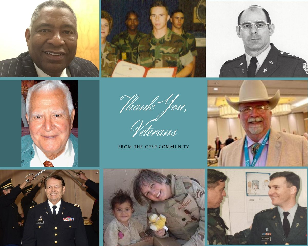 CPSP_tweets's tweet photo. We thank our veterans today and every day!

#pastoralreport #cpsp #veteransday #gratitude #community #clinicalchaplaincy #pastoralcounselor #psychotherapist #antonboisen #military #freedom #rights #liberty #unitedstates #armedforces #veteran https://t.co/n7SUDGyrVi